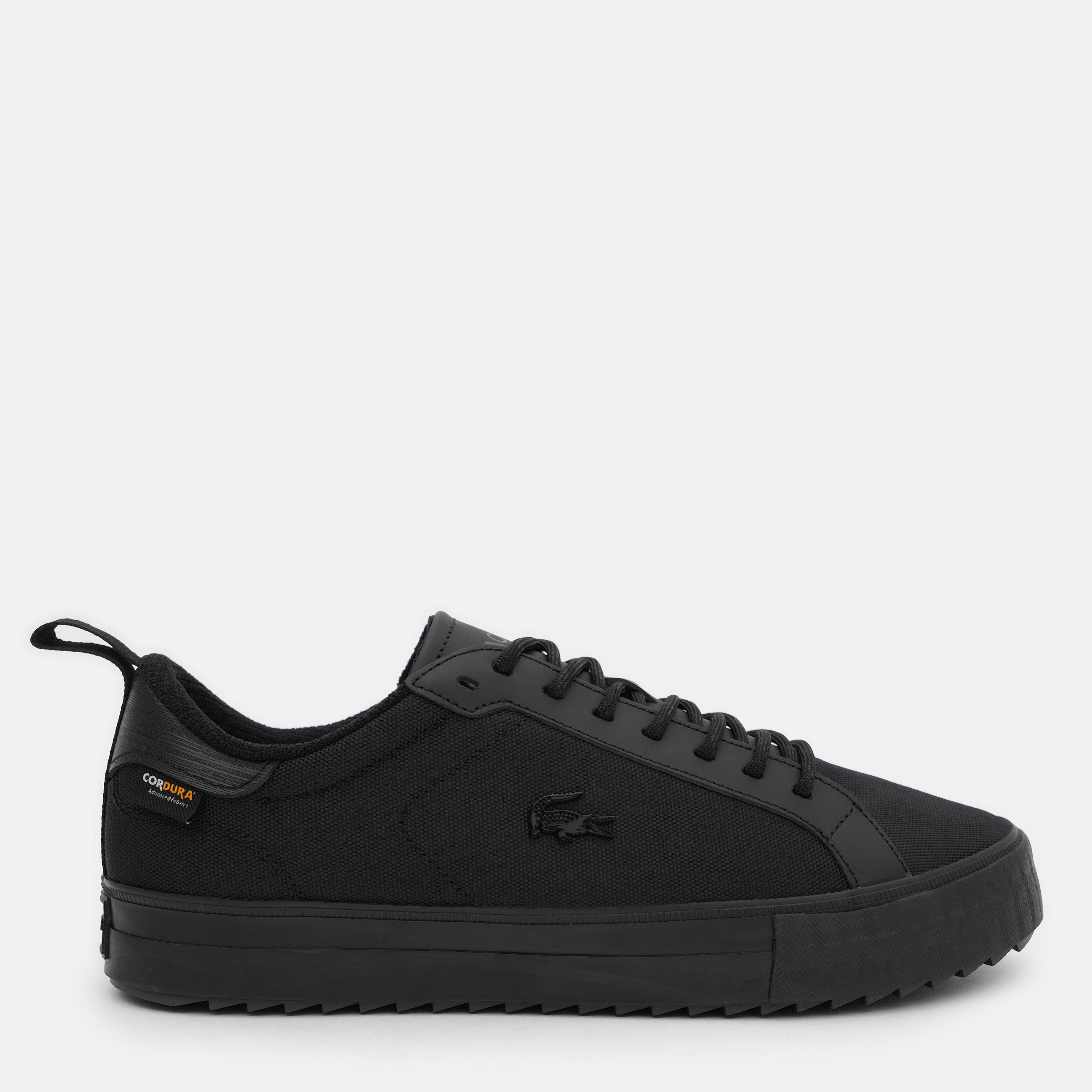 Акція на Чоловічі кеди низькі Lacoste Powercourt 748SMA0003-02H 44 (T9.5) 27.1 см Blk/Blk від Rozetka