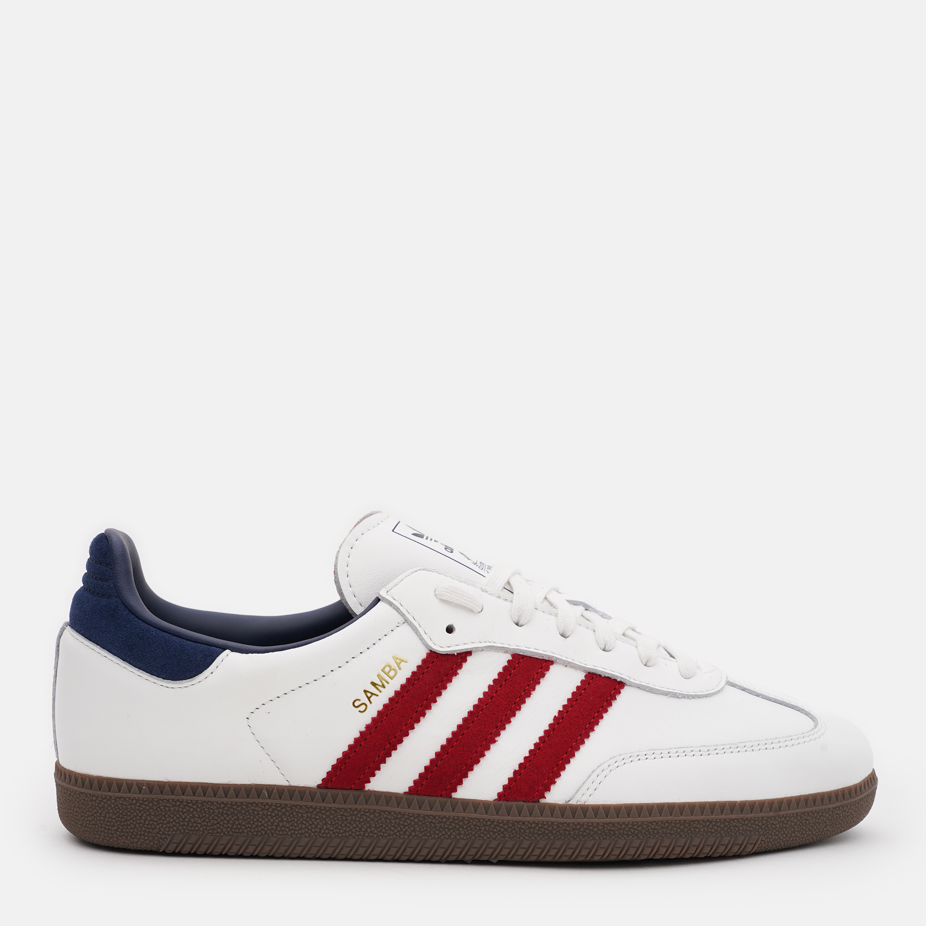 Акція на Чоловічі кеди низькі Adidas Samba Og IH4881 42.5 (8.5UK) 27 см Samba Og Cwhite/Tmvire/Nindig від Rozetka