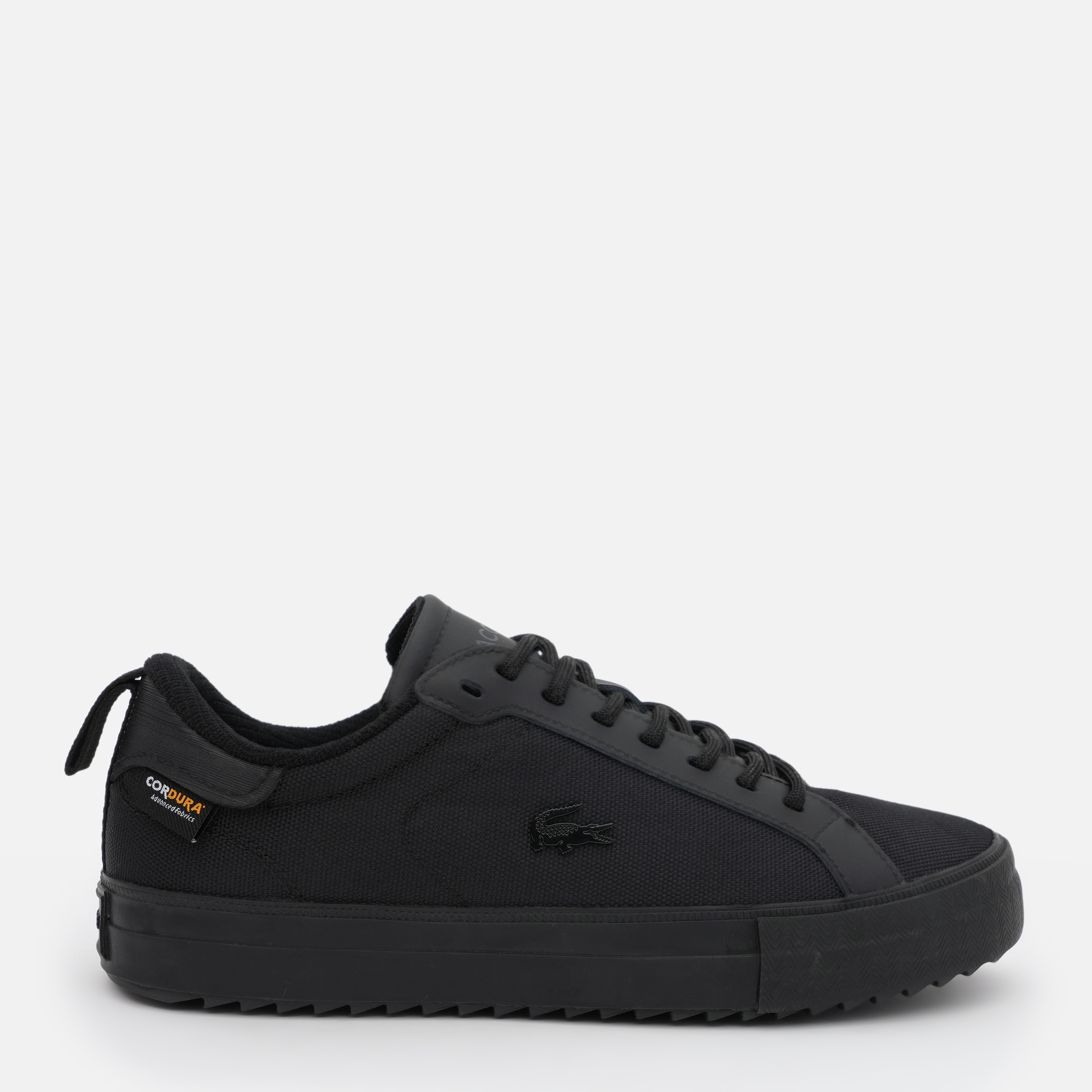 Акція на Жіночі кеди низькі Lacoste Powercourt 748SFA0005-02H 40 (T6.5) 25.6 см Blk/Blk від Rozetka