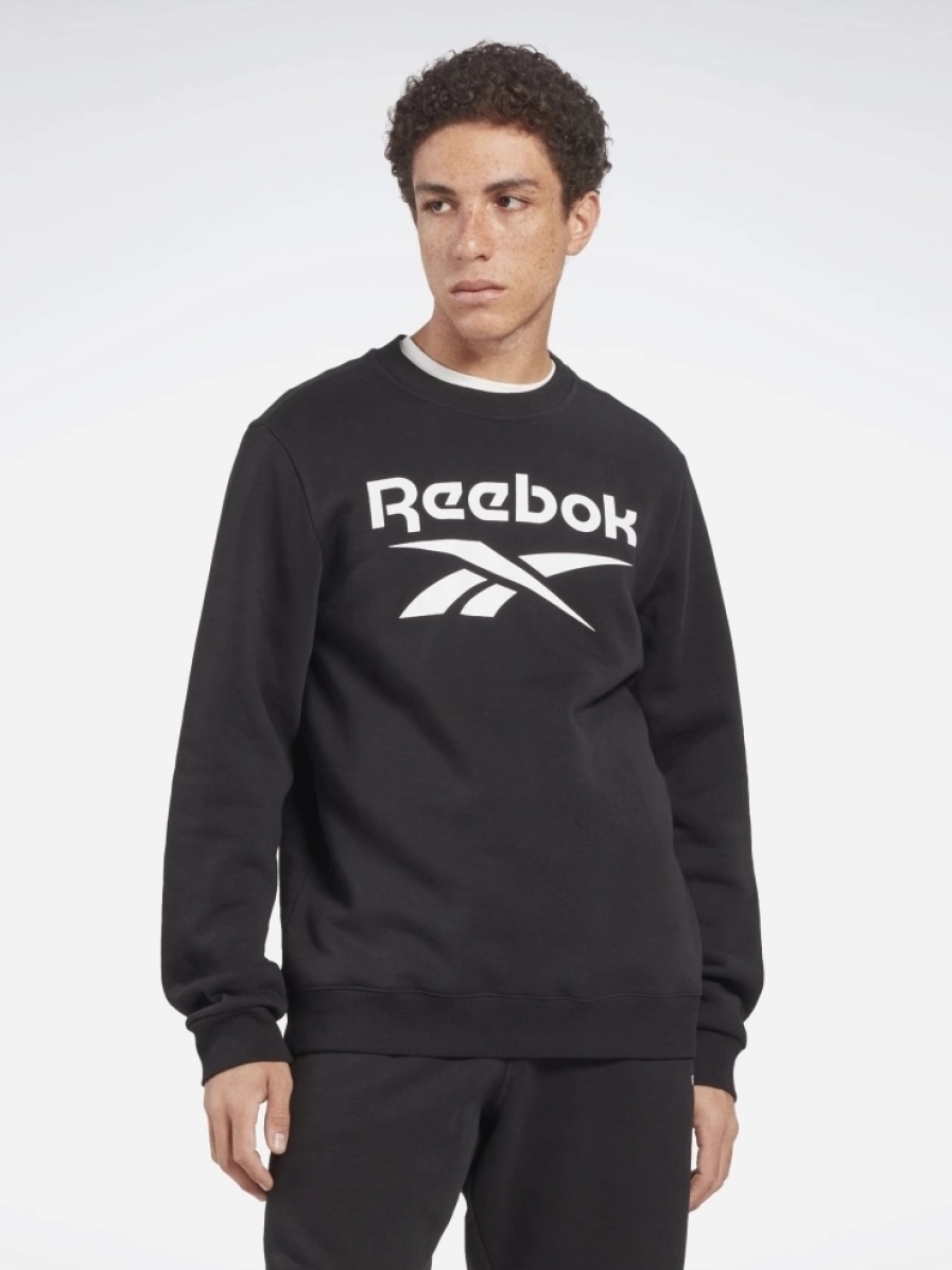 Акція на Світшот чоловічий Reebok H54791 S Чорний від Rozetka