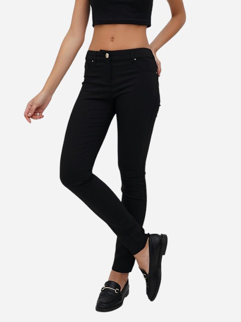 Акція на Джинси Skinny жіночі Sassofono A271-SF-2549 36 Чорні від Rozetka