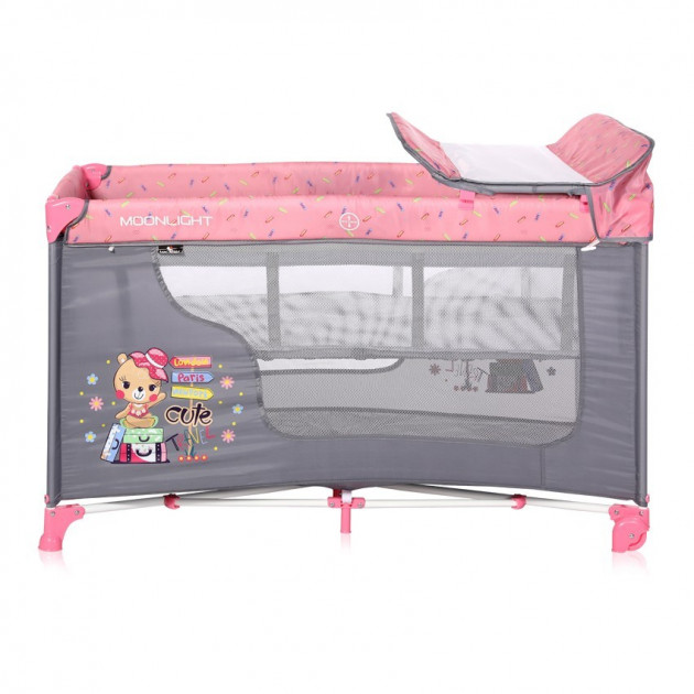 

Кровать-манеж Lorelli Moonlight 2L Розовый (MOONLIGHT 2 LAYERS PINK TRAVELLING)