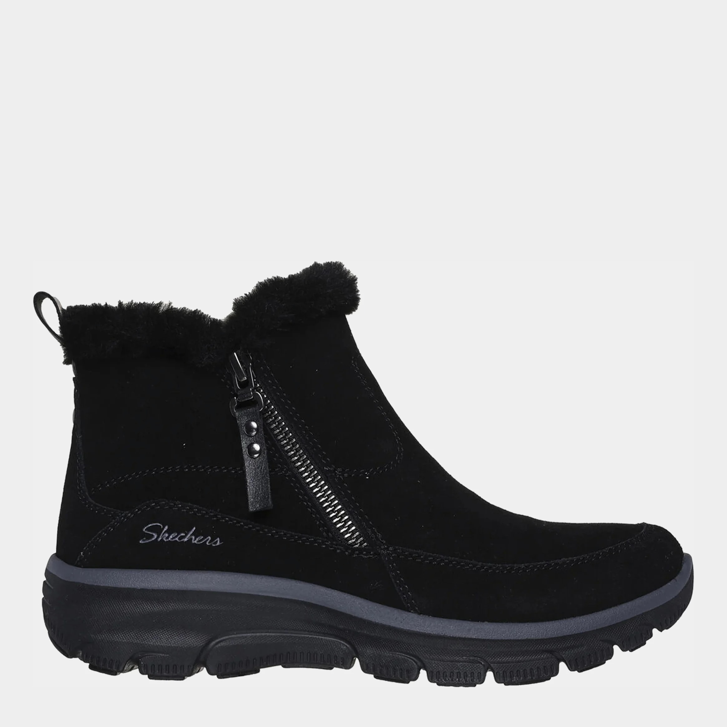 Акція на Жіночі черевики низькі Skechers 167862 BLK 41 (11US) 28 см Чорні від Rozetka