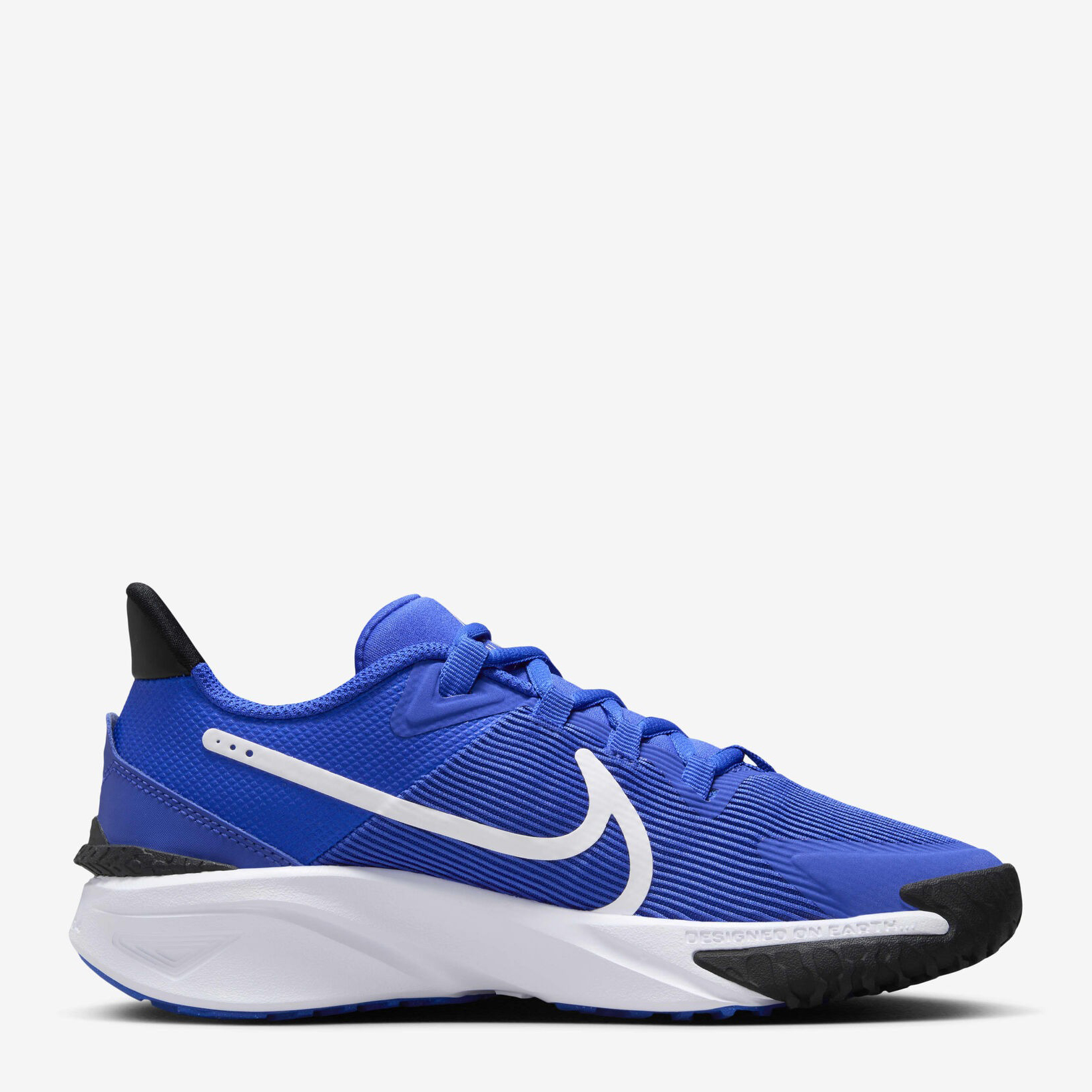 Акція на Підліткові кросівки для хлопчика Nike Star Runner 4 Nn (Gs) DX7615-400 36 (4Y) Сині від Rozetka