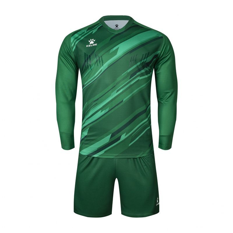 

Вратарская форма Kelme LONG SLEEVE GOALKEEPER SUIT зеленая L 3801286.9300