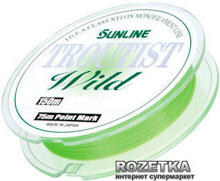 

Леска Sunline Troutist Wild 150 м #0.8/0.148 мм 1.5 кг (16584416)