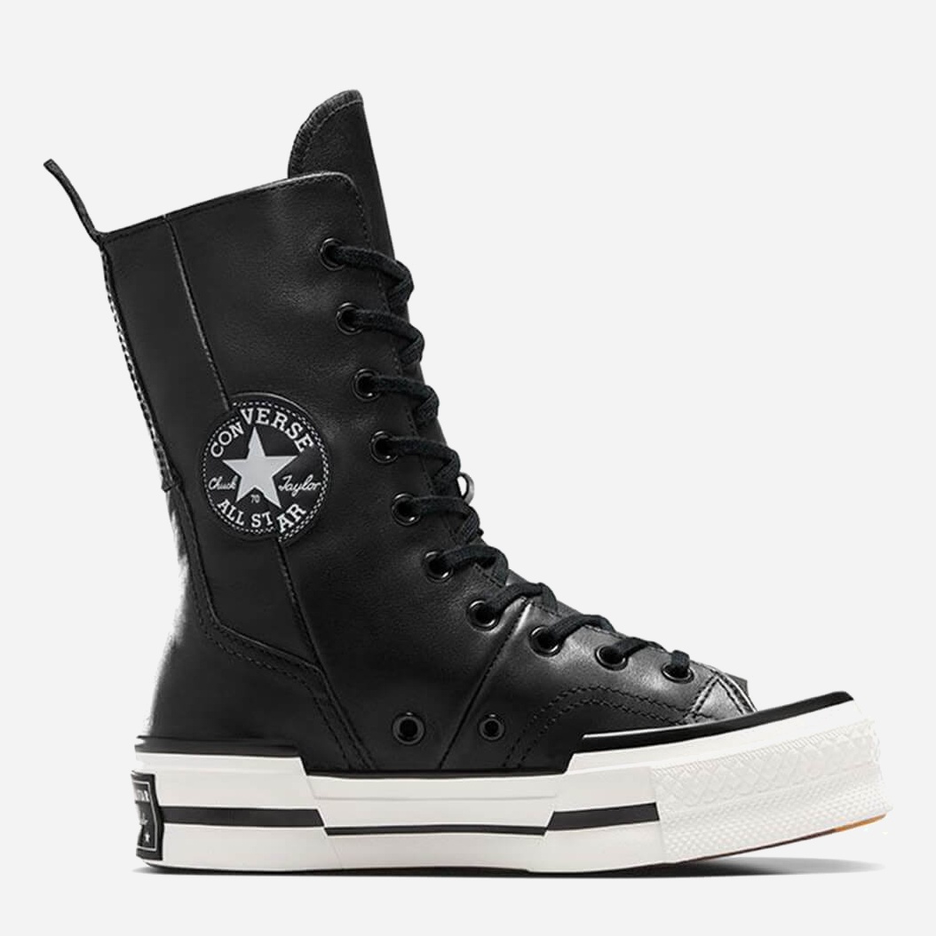 Акція на Жіночі кеди високі Converse Chuck 70 Plus X-Hi A08340C-001 36.5 (4UK/4USA) 23 см Чорні від Rozetka