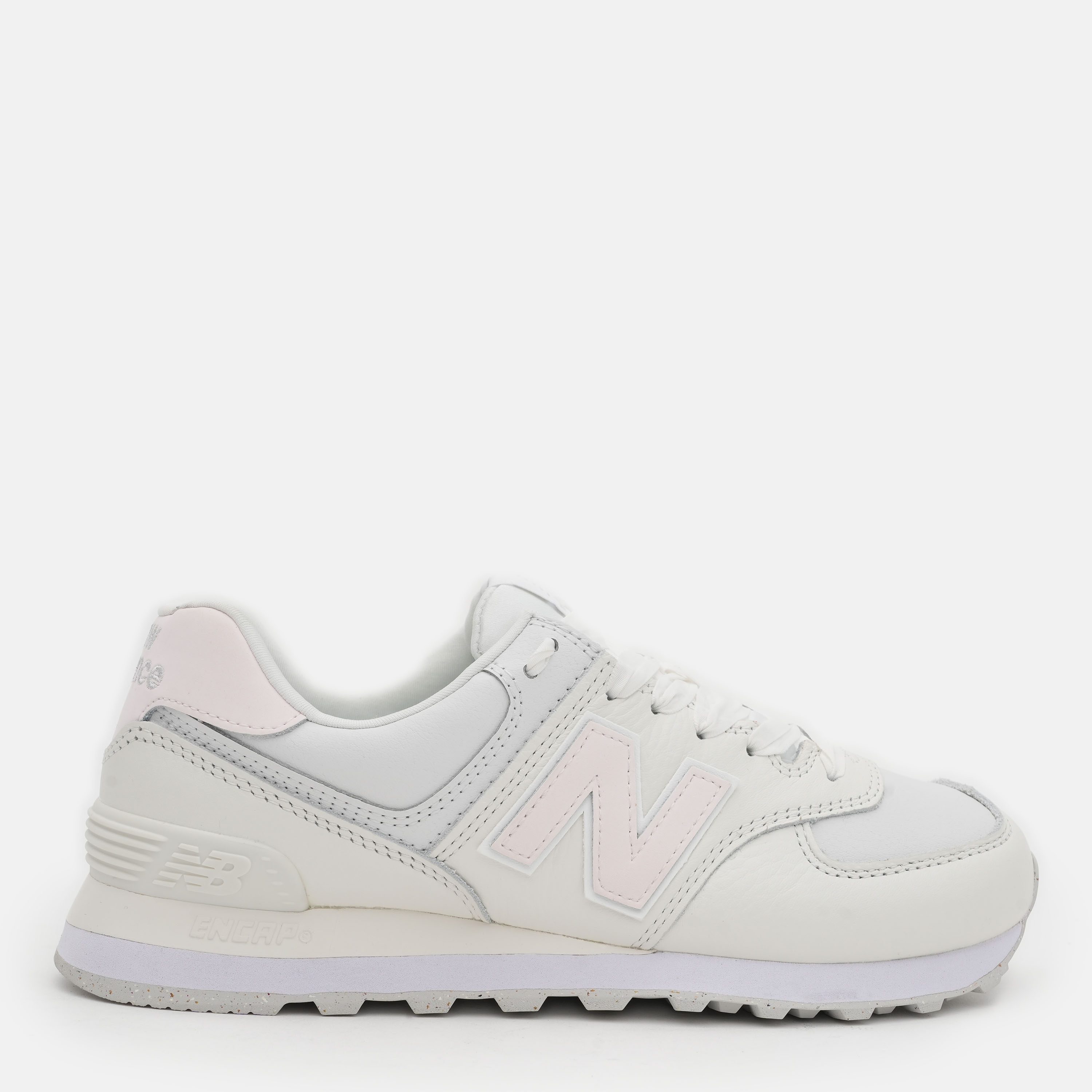 Акція на Жіночі кросівки New Balance 574 WL574FJ2 39 (8US) 25 см Біло-рожеві від Rozetka