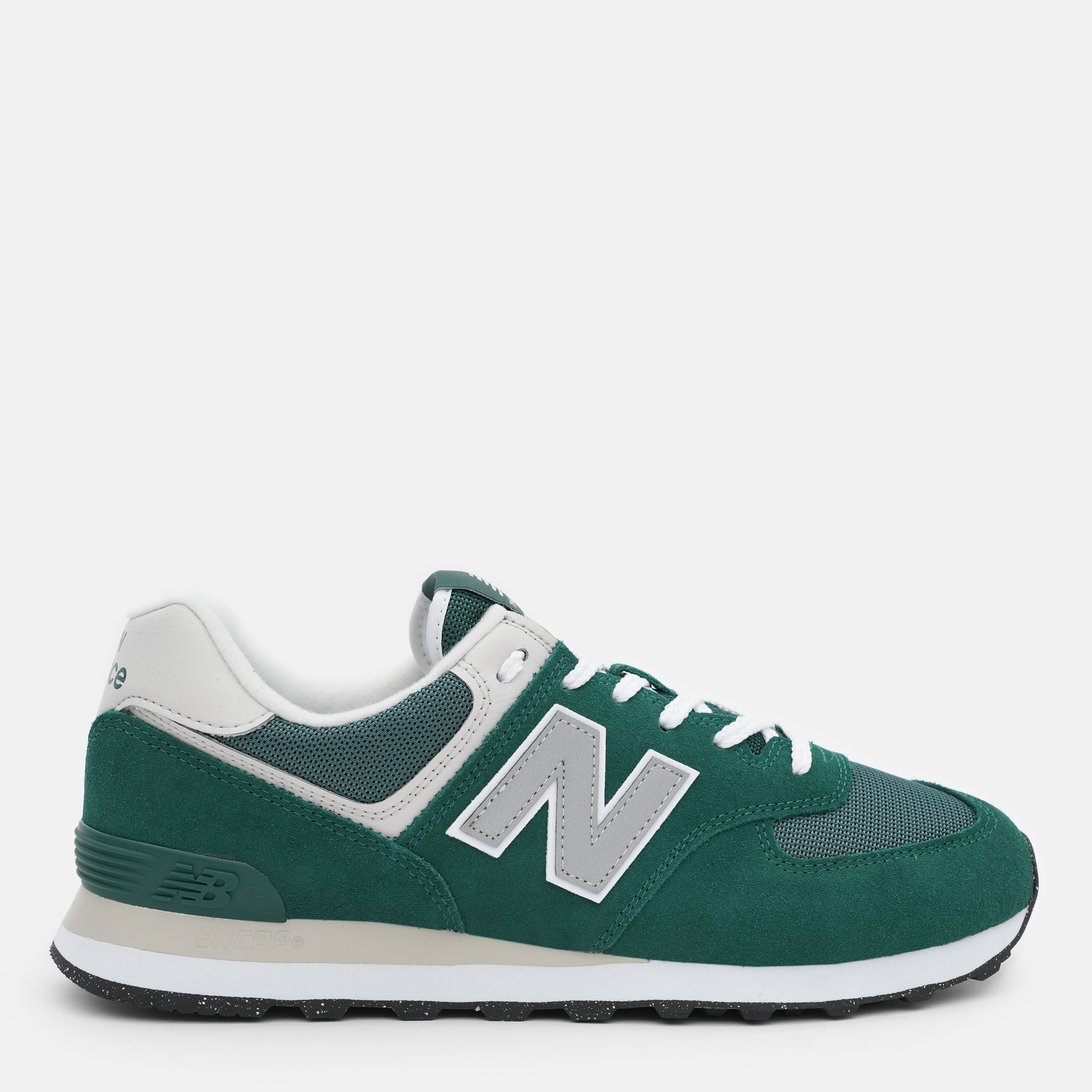 Акція на Чоловічі кросівки New Balance 574 U574ESG 44 (10US) 28 см Зелені від Rozetka