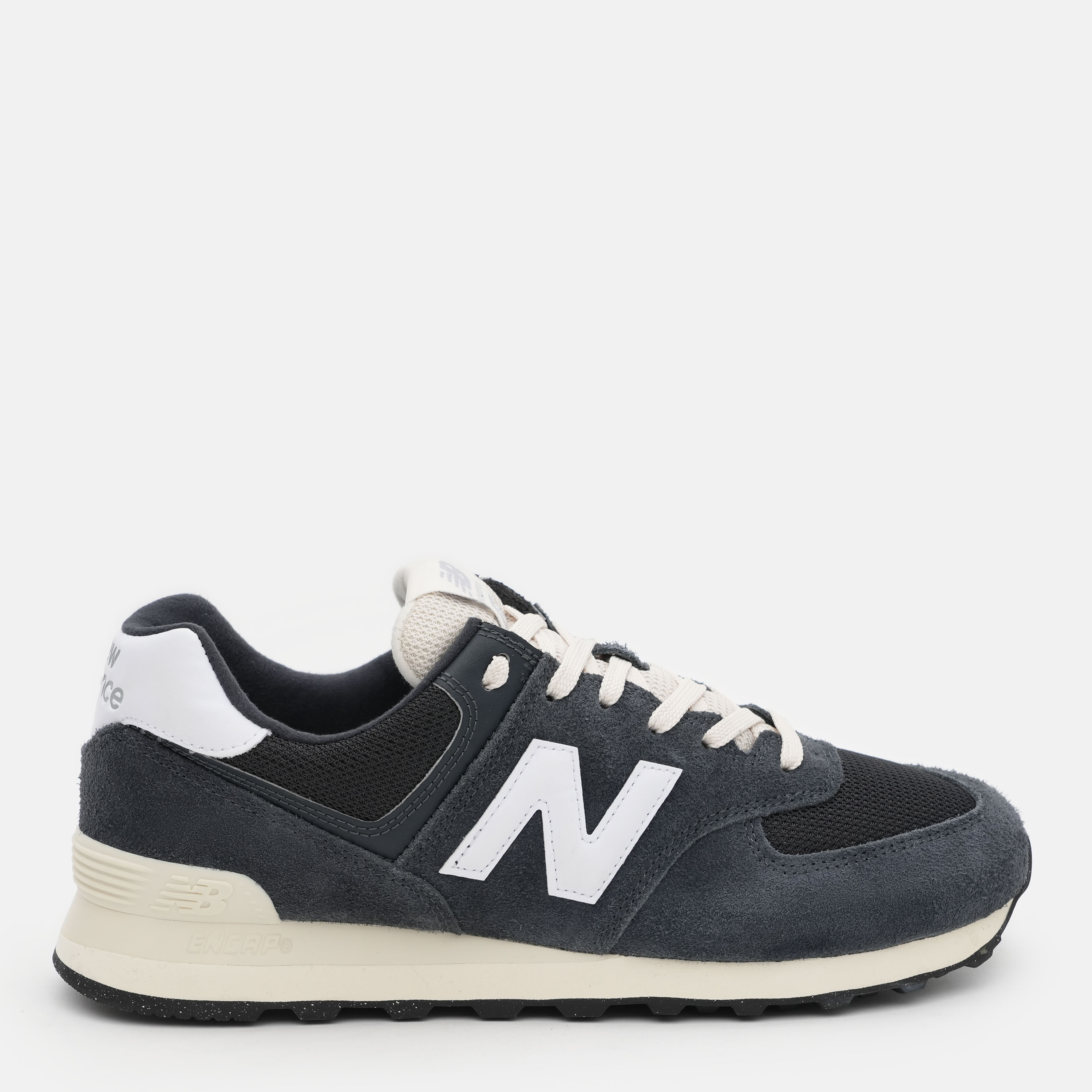 Акція на Чоловічі кросівки New Balance 574 U574RBH 45.5 (11.5US) 29.5 см Чорні від Rozetka