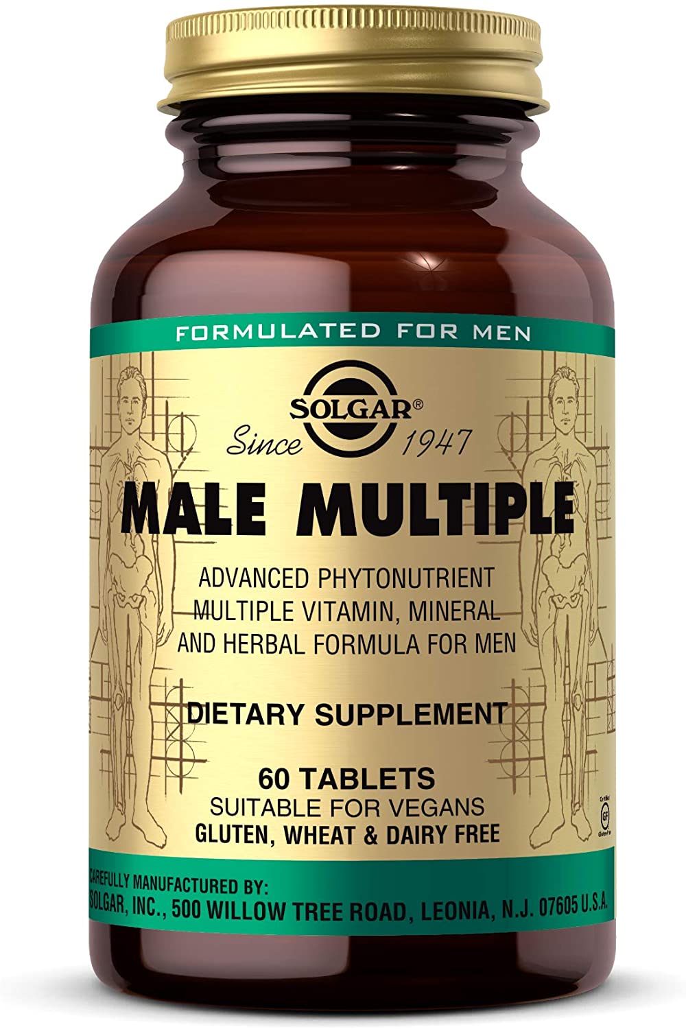 

Витамины Solgar Male Multiple 60 таблеток (4384303059)