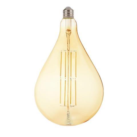 

Лампа винтажная светодиодная ретро Filament led TOLEDO 8W 2200K Янтар E27 Horoz Electric
