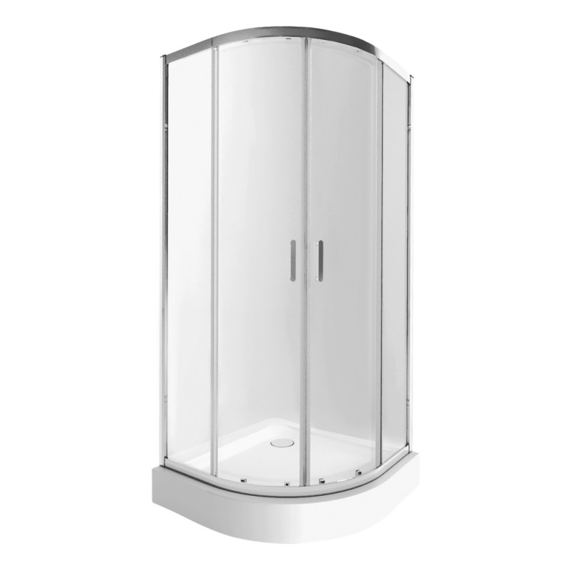 

Душевая кабина Qtap Taurus 100х100 см CRM1011AC6 Clear с поддоном Uniarc 301115