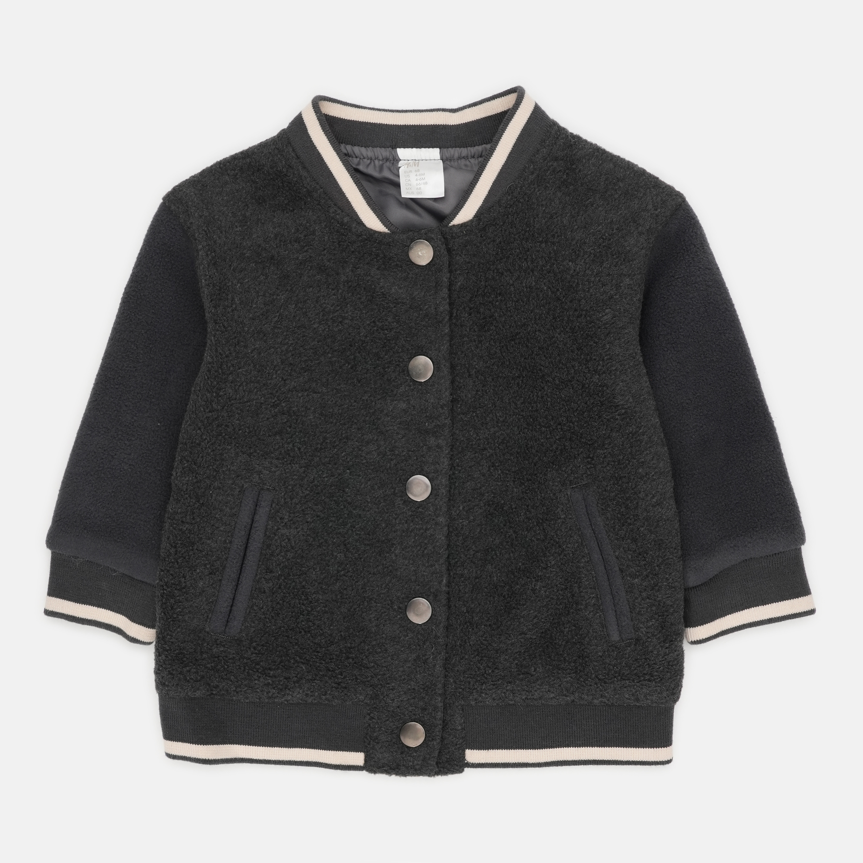 Дитяча демісезонна куртка-бомбер для хлопчика H&M 5554448ral 68 см Темно-сіра від Rozetka на платформі USKIDKA Акція на Дитяча демісезонна куртка-бомбер для хлопчика H&M 5554448ral 68 см Темно-сіра від Rozetka