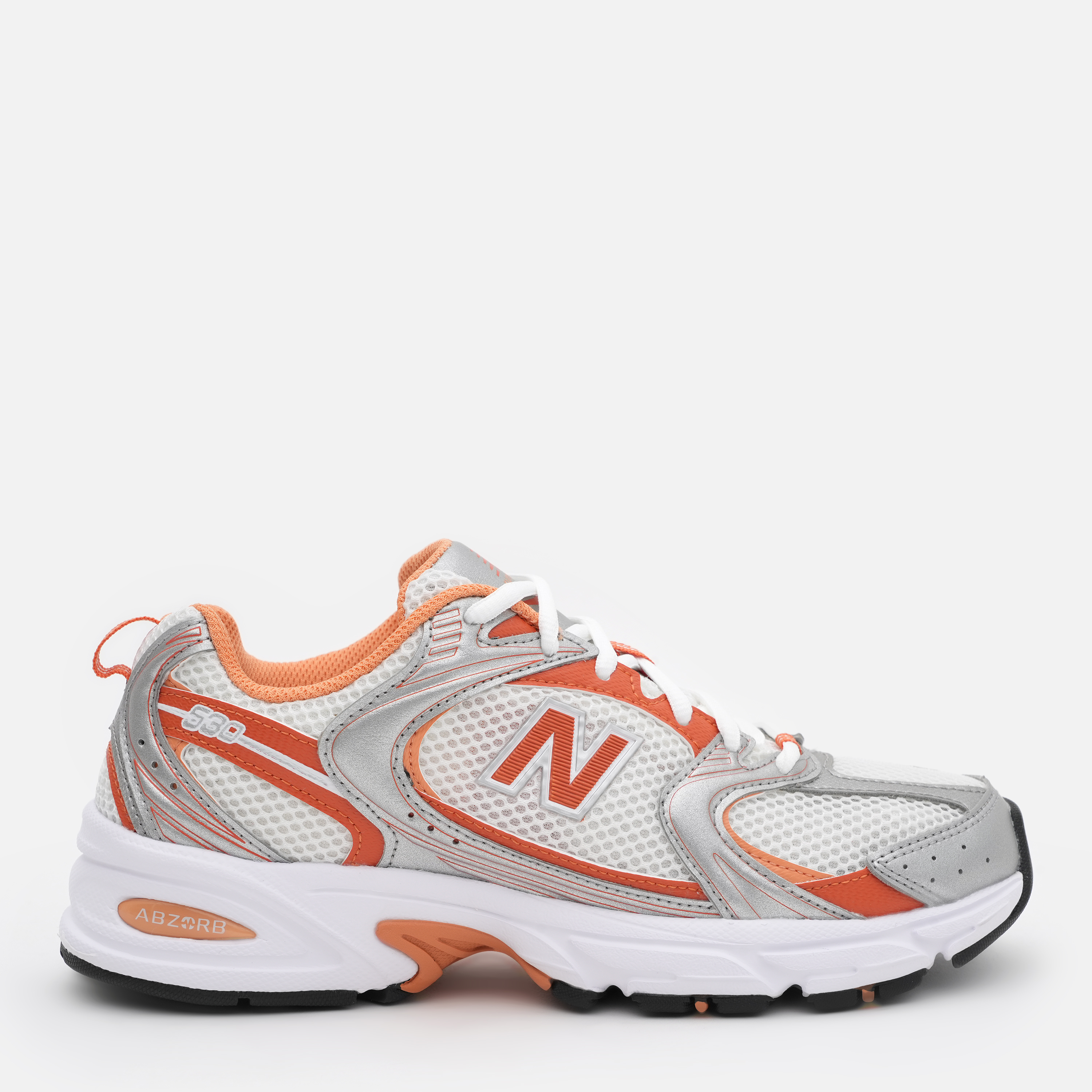 Акція на Жіночі кросівки New Balance 530 MR530ADC 38 (5.5US) 23.5 см Сріблястий/Помаранчевий від Rozetka