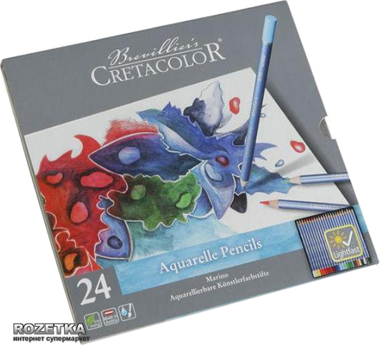 

Набор акварельных карандашей Cretacolor Marino 24 цвета (9002592240247)