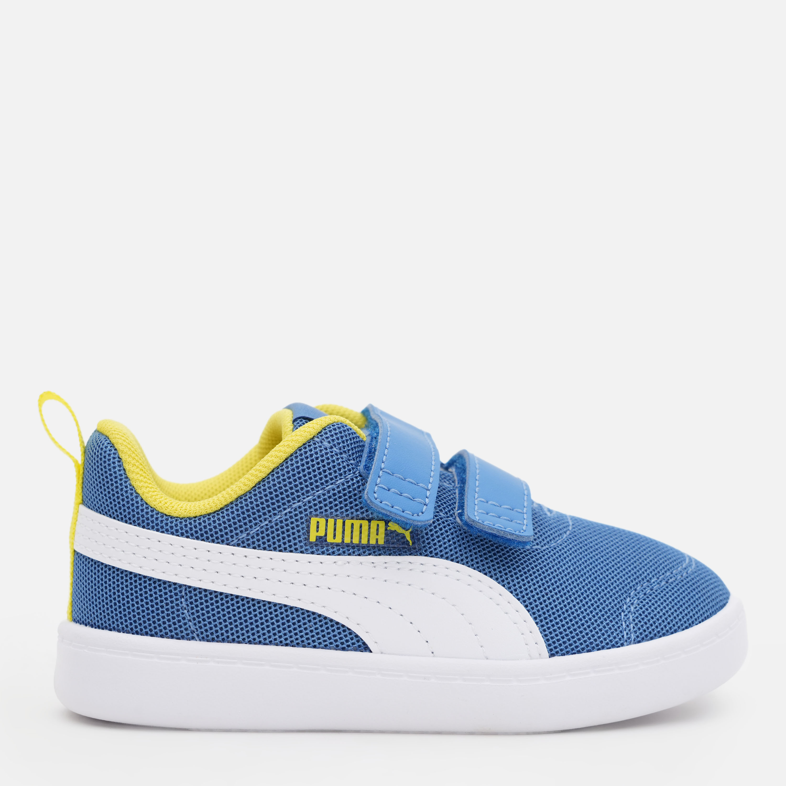 Акція на Дитячі кеди для хлопчика Puma Courtflex v2 Mesh V 37175907 23 (6) Star Sapphire-Puma White від Rozetka