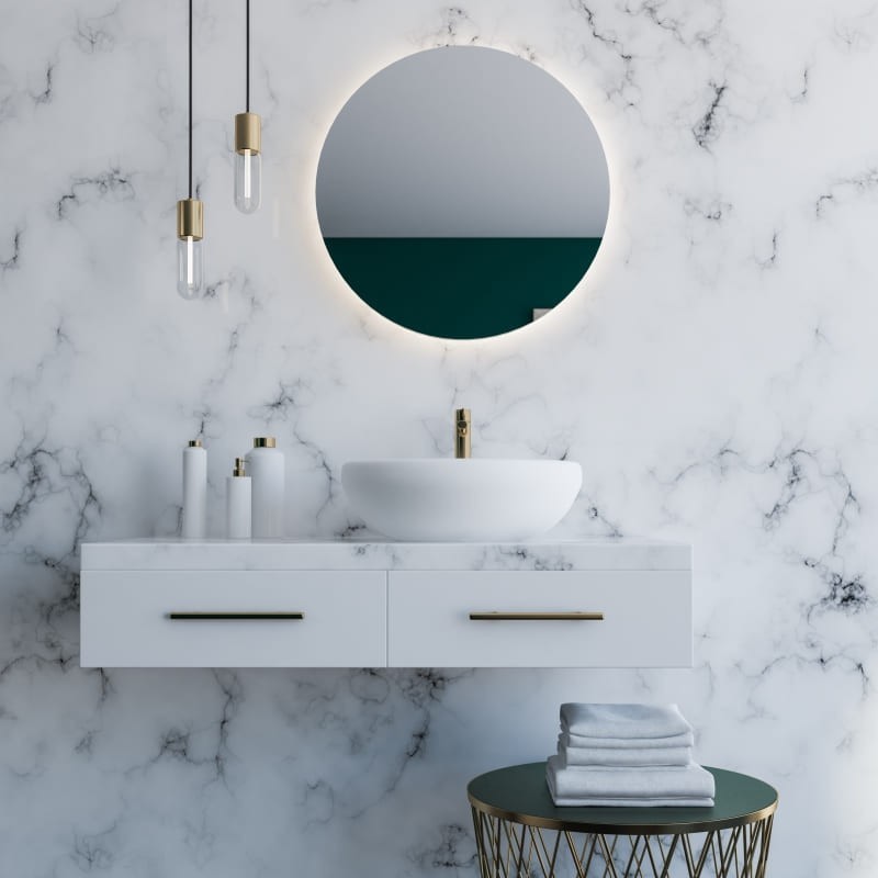 

Круглое зеркало с подсветкой амбилайт Spark-decor Solo II 650