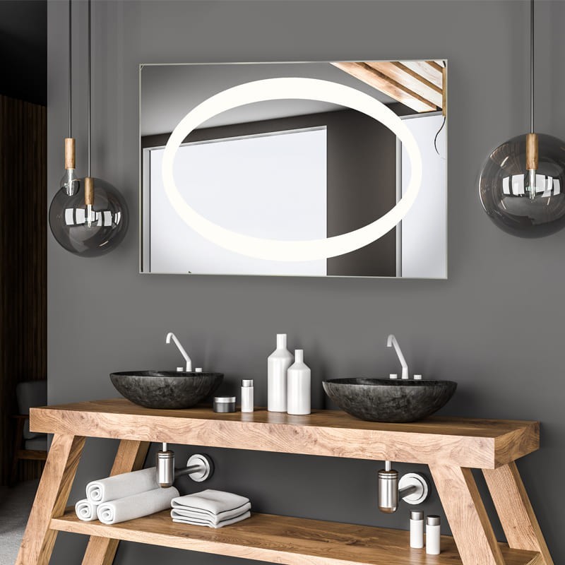 

Зеркало с подсветкойSpark-decor Mary 600х600