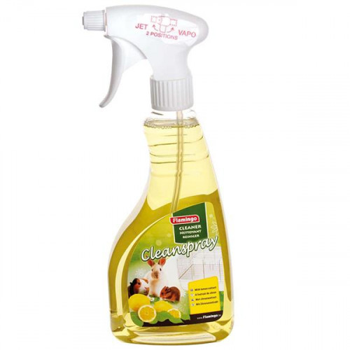 

Спрей Flamingo Clean Spray Lemon для очистки клеток грызунов, с запахом лимона, 500 мл