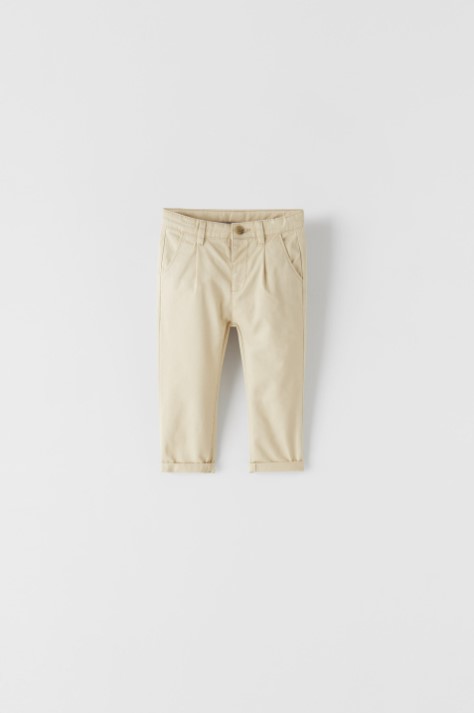 

Брюки чинос для мальчика 5827 ZARA 92 Бежевый 43699