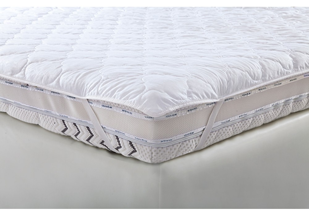

Наматрасник Matroluxe двухсторонний с угловыми фиксаторами 120x190 см