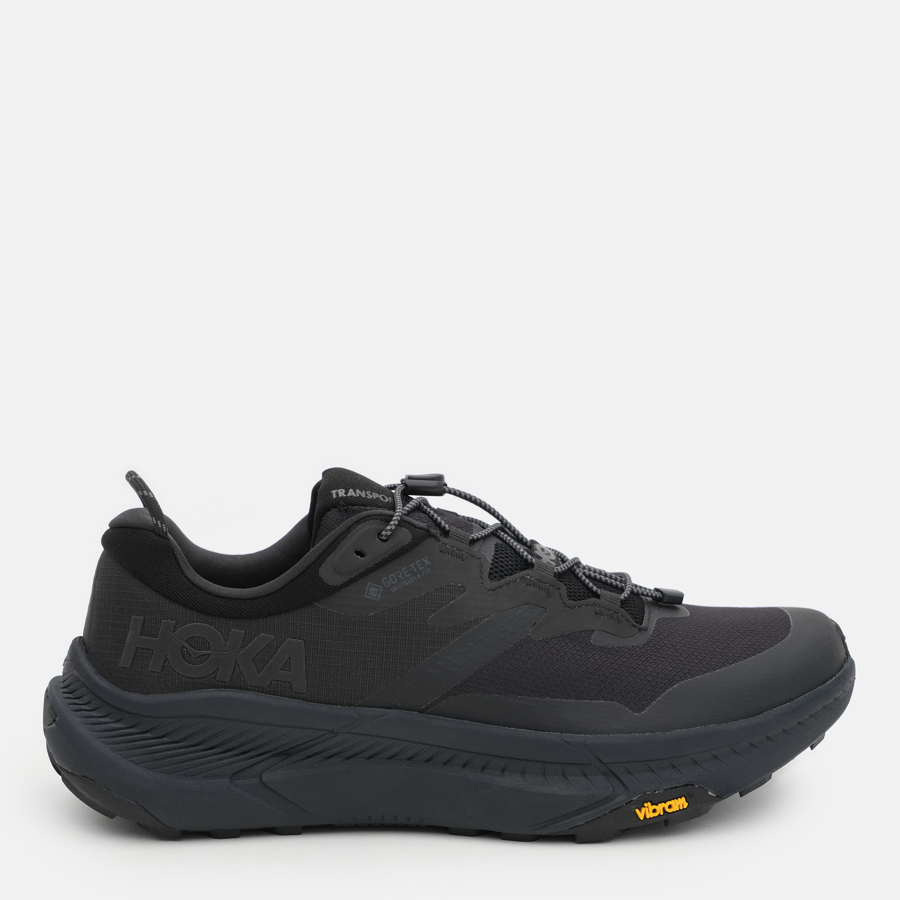 Акція на Чоловічі кросівки з Gore-Tex HOKA ONE ONE M Transport Gtx 1133957F-BLCKB 46.5 (12US) 30 см Чорні від Rozetka