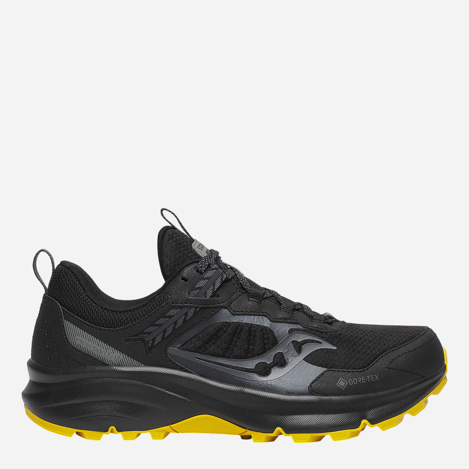 Акція на Чоловічі кросівки для бігу з Gore-Tex Saucony Excursion Tr17 Gtx S20960-200 42.5 (9US) 25.5 см Чорний/Жовтий від Rozetka