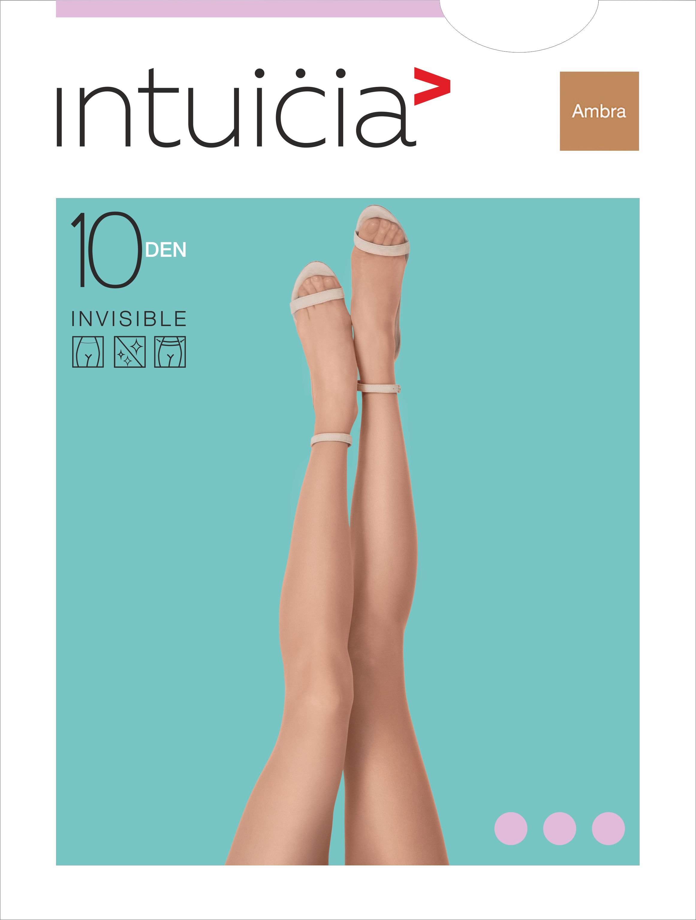 

Колготки Intuicia Premium T-Band Invisible 10 Den 4 р Ambra