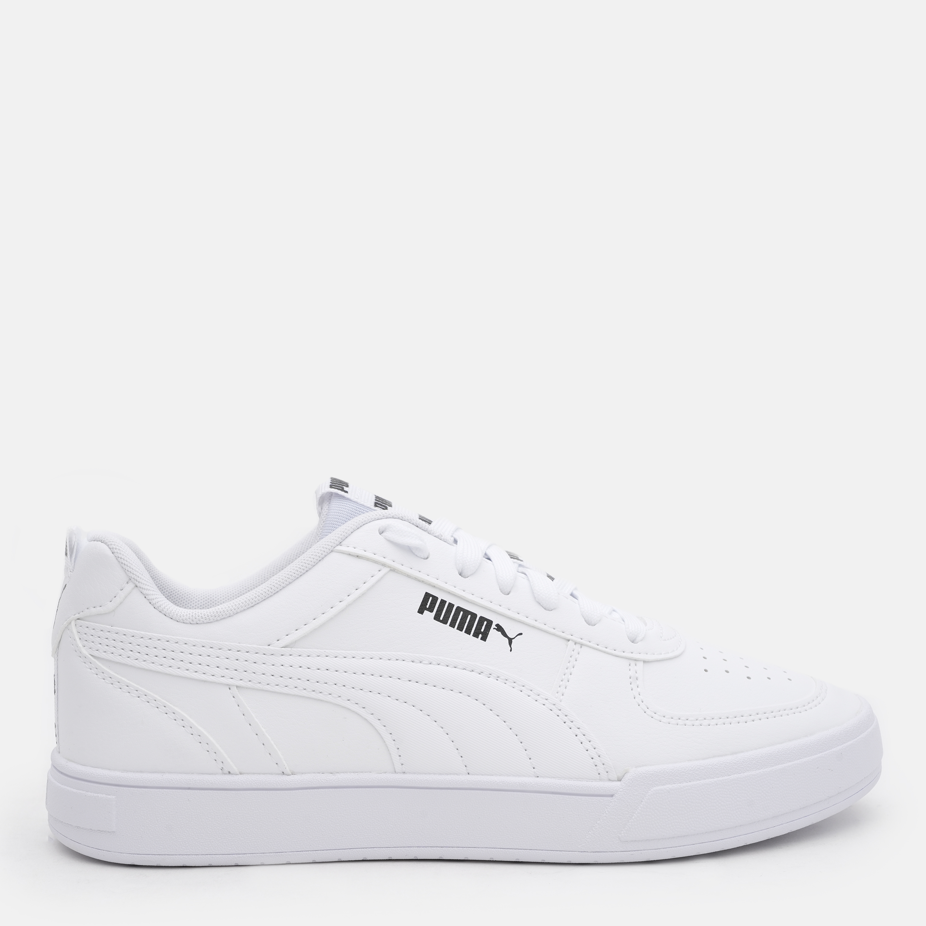 Акція на Чоловічі кеди низькі Puma Caven Tape 38638101 41 (7.5UK) 26.5 см Puma White-Puma White-Puma Black від Rozetka