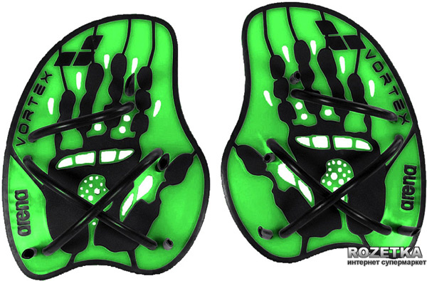 

Лопатки для плавания Arena Vortex Evolution Hand Paddle 95232-65 M Black-lime (3468334370386)