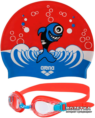 

Набор для плавания шапочка + очки Arena AWT Multi Junior Set 92413-37 Blue-Red (3468334375251)