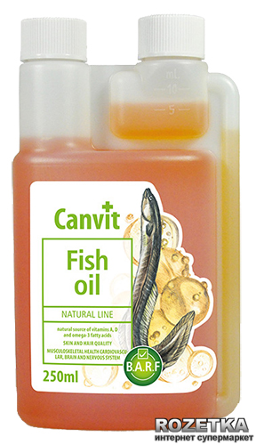 

Комплекс Омега-3 жирных кислот Canvit Fish Oil для собак 250 мл