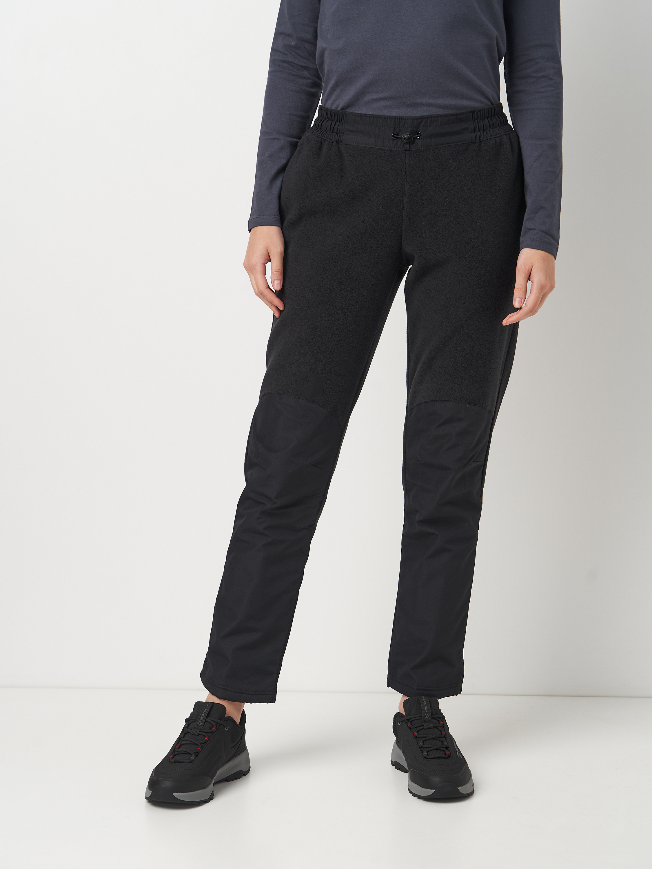 Акція на Спортивні штани на флісі жіночі Northland Women's trousers 130526-99 42 Чорні від Rozetka