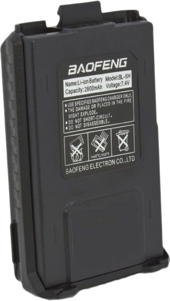 

Аккумулятор для Baofeng DM-5R V3 Li-ion 2800 mAh (BL-5H)