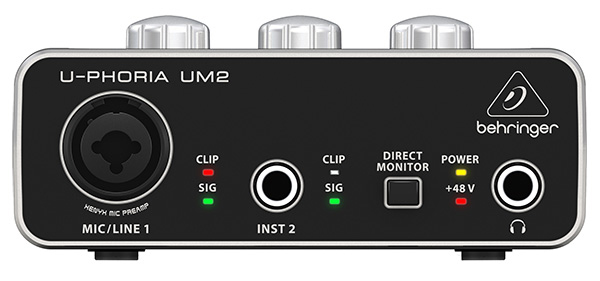 

Аудиоинтерфейс Behringer U-Phoria UM2