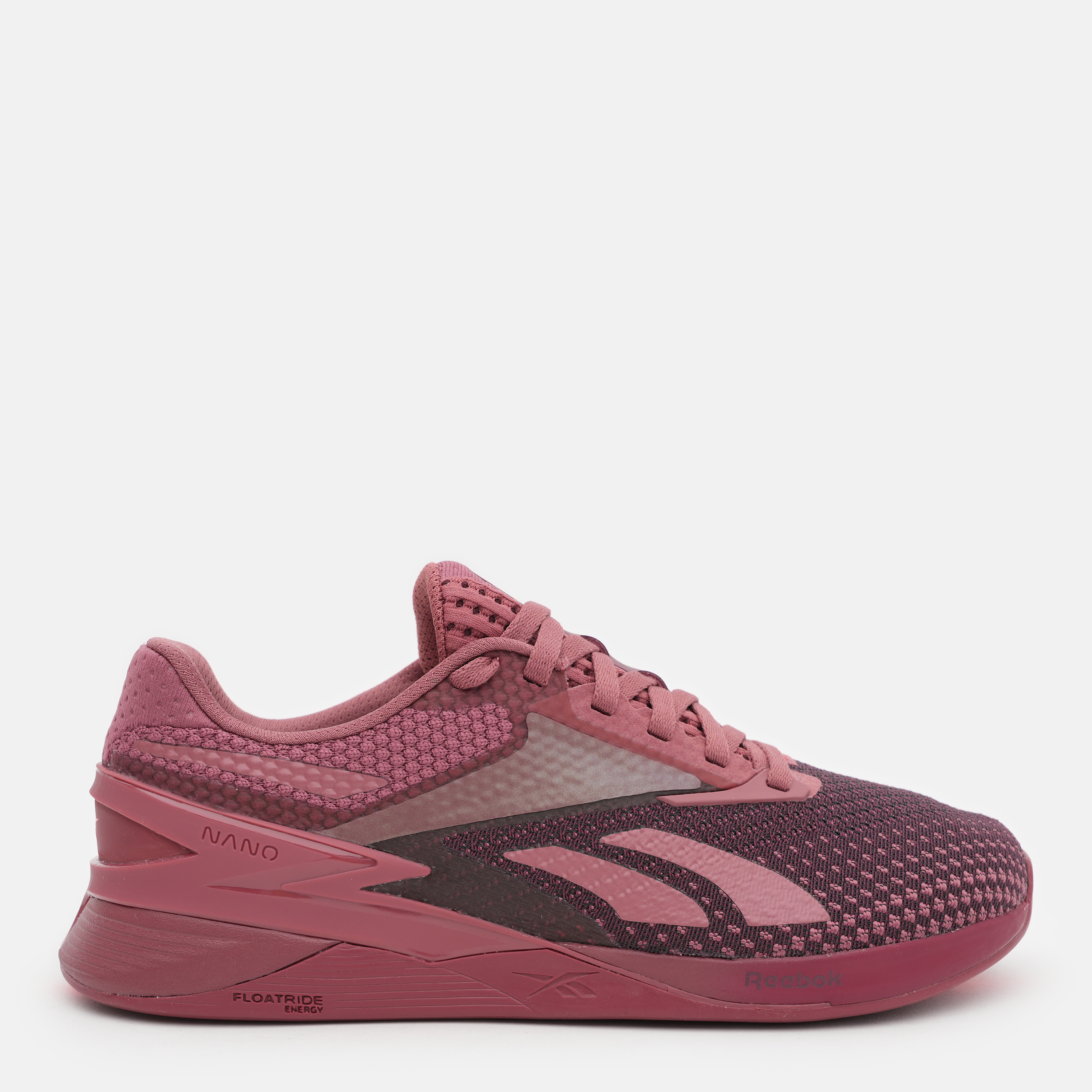 Акція на Жіночі кросівки для залу Reebok Nano X3 IG0962 37.5 (7US) 24 см Бордові від Rozetka