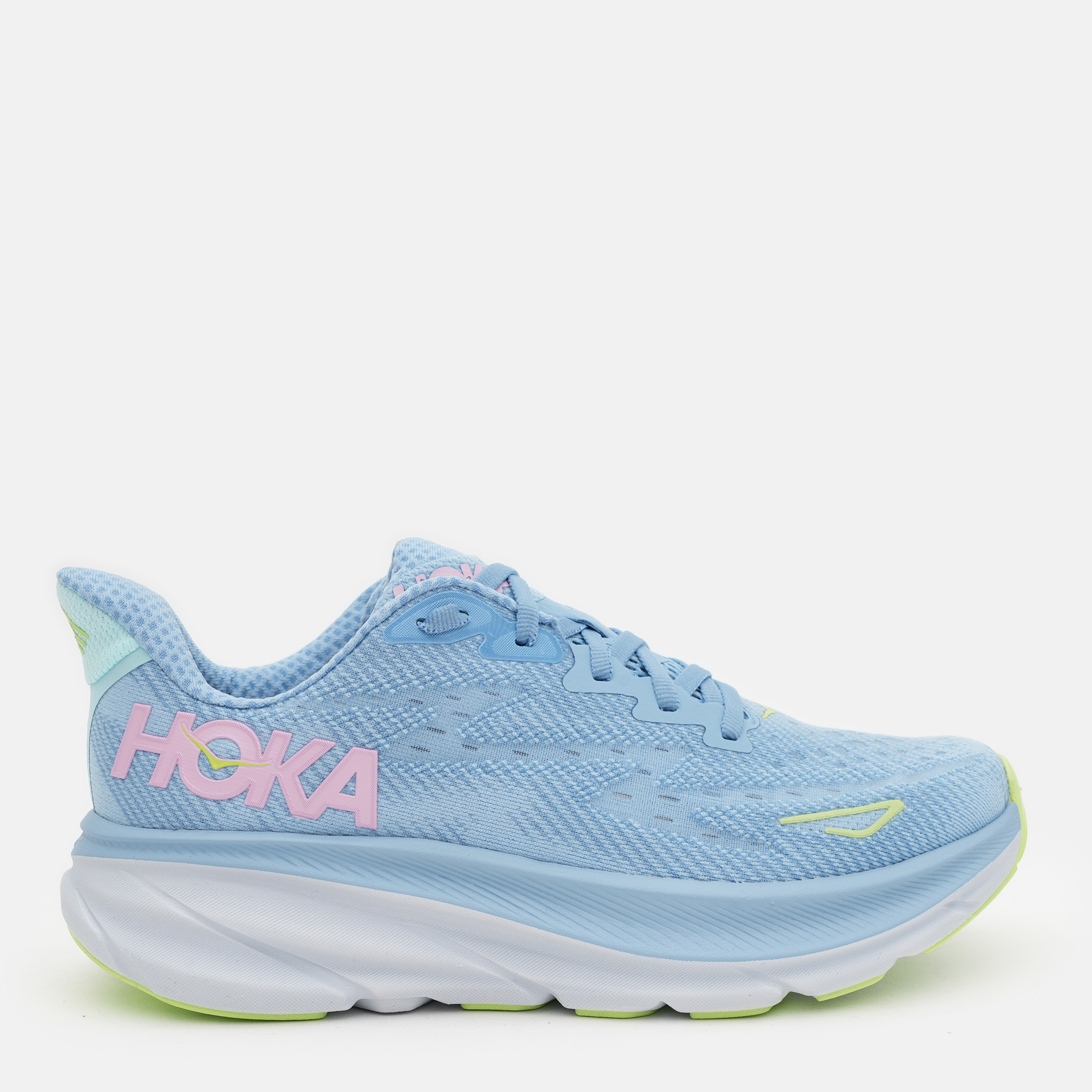 Акція на Жіночі кросівки для бігу HOKA ONE ONE W Clifton 9 1127896-DNK 39.5 (7.5US) 24.5 см Блакитні від Rozetka