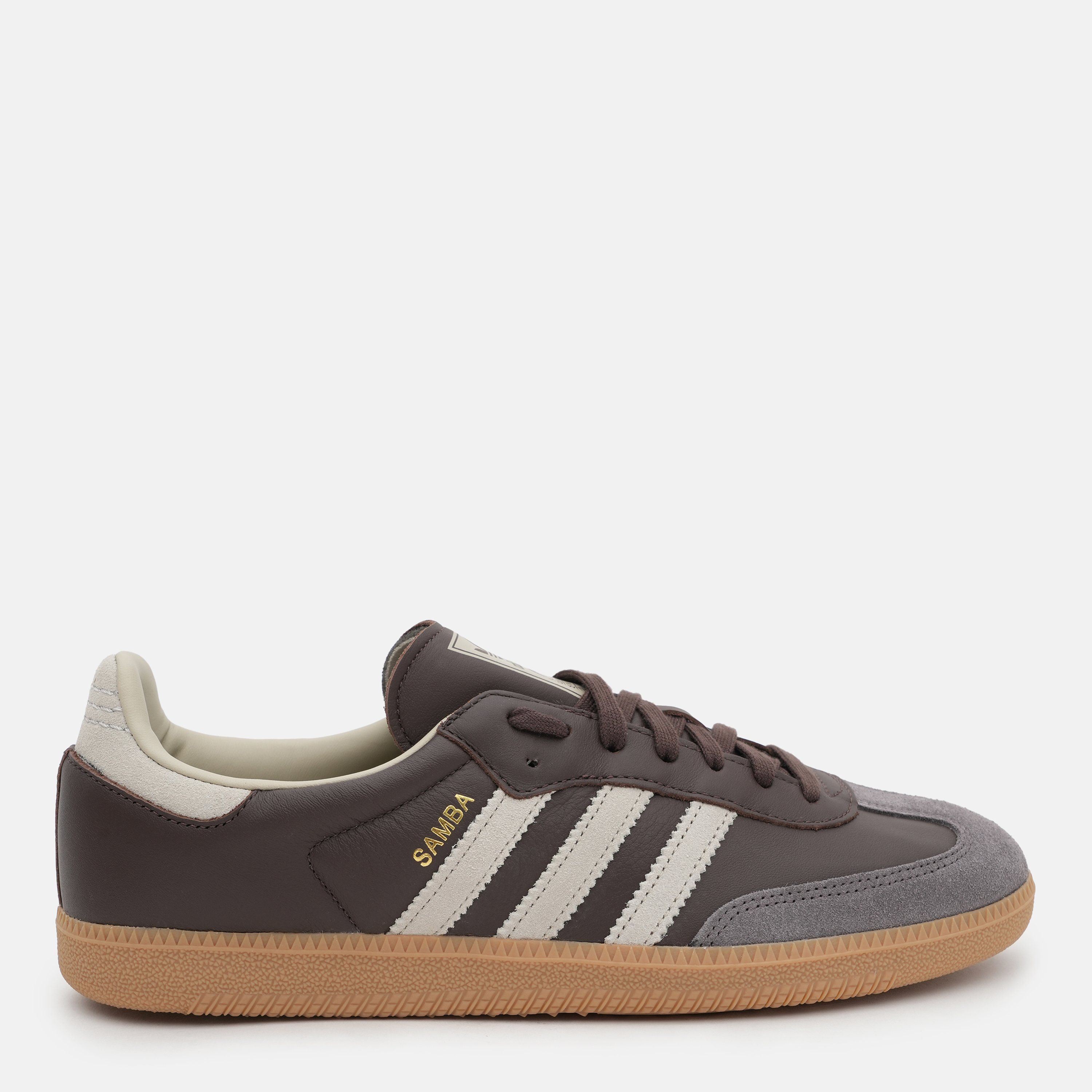 Акція на Чоловічі кеди низькі Adidas Samba Og ID1481 42.5 (8.5UK) 27 см Brown/Putgre/Goldmt від Rozetka