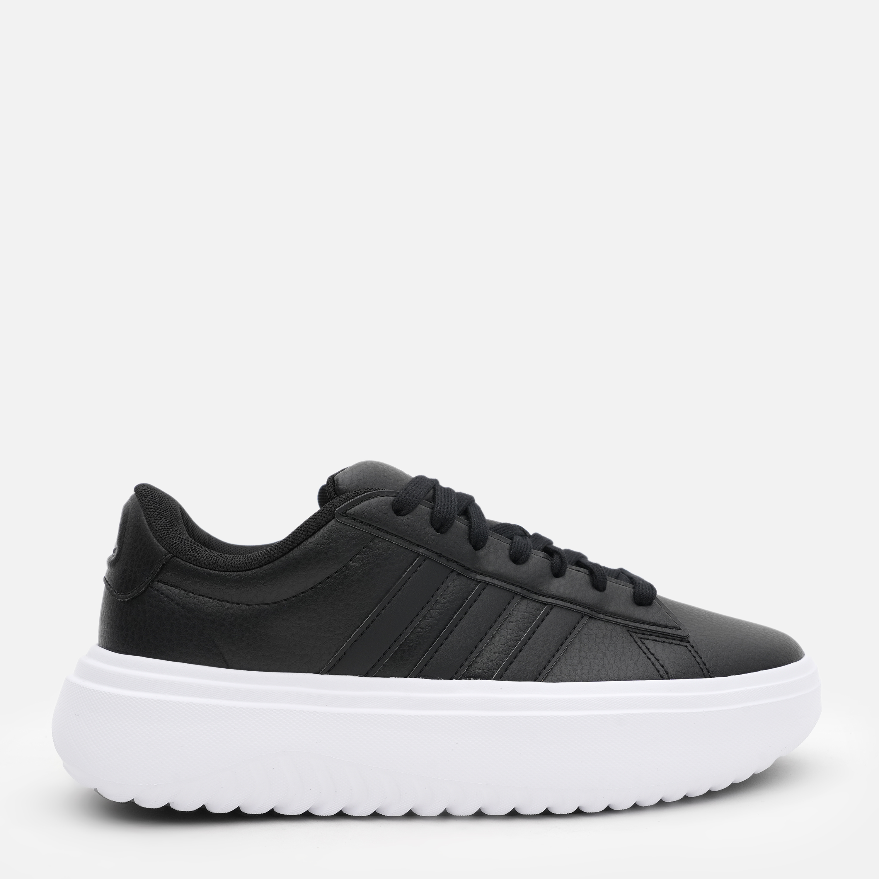 Акція на Жіночі кеди Adidas Grand Court Platform IE1093 38 (5UK) 23.5 см Cblack/Cblack/Carbon від Rozetka