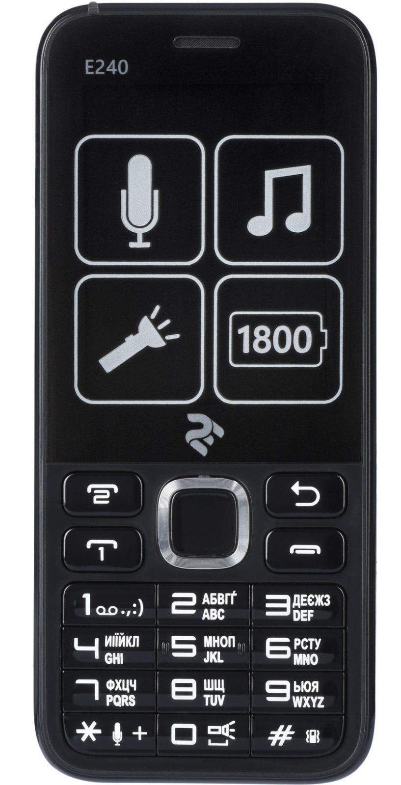 

Мобильный телефон 2E E240 POWER DualSim Black