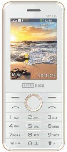 

Мобильный телефон Maxcom MM136 White-Gold