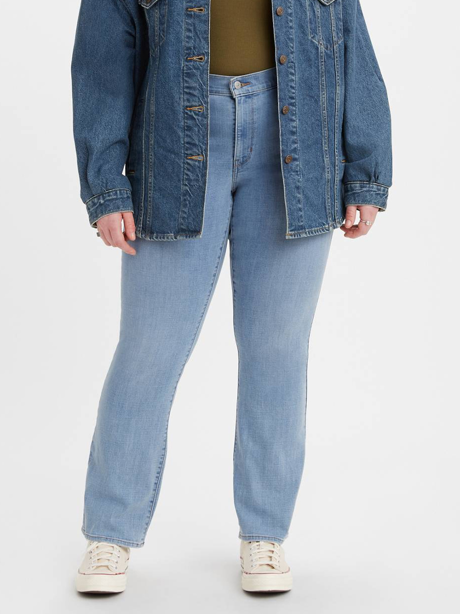 Акція на Джинси Кльош жіночі Levi's 591826607 XL (16W) Блакитні від Rozetka