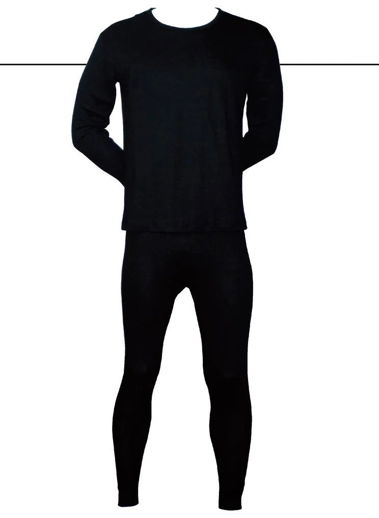 

Мужские термо комплект (лосины+кофта) «Incont» 3XL черные (3837)