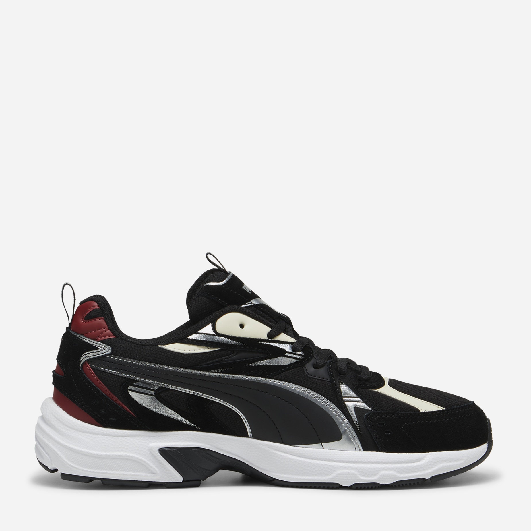 Акція на Чоловічі кросівки Puma Milenio Tech Suede 39348913 42.5 (8.5UK) 27.5 см Puma Black-Intense Red-Alpine Snow від Rozetka