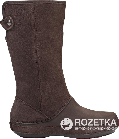 Berryessa tall clearance suede boot crocs