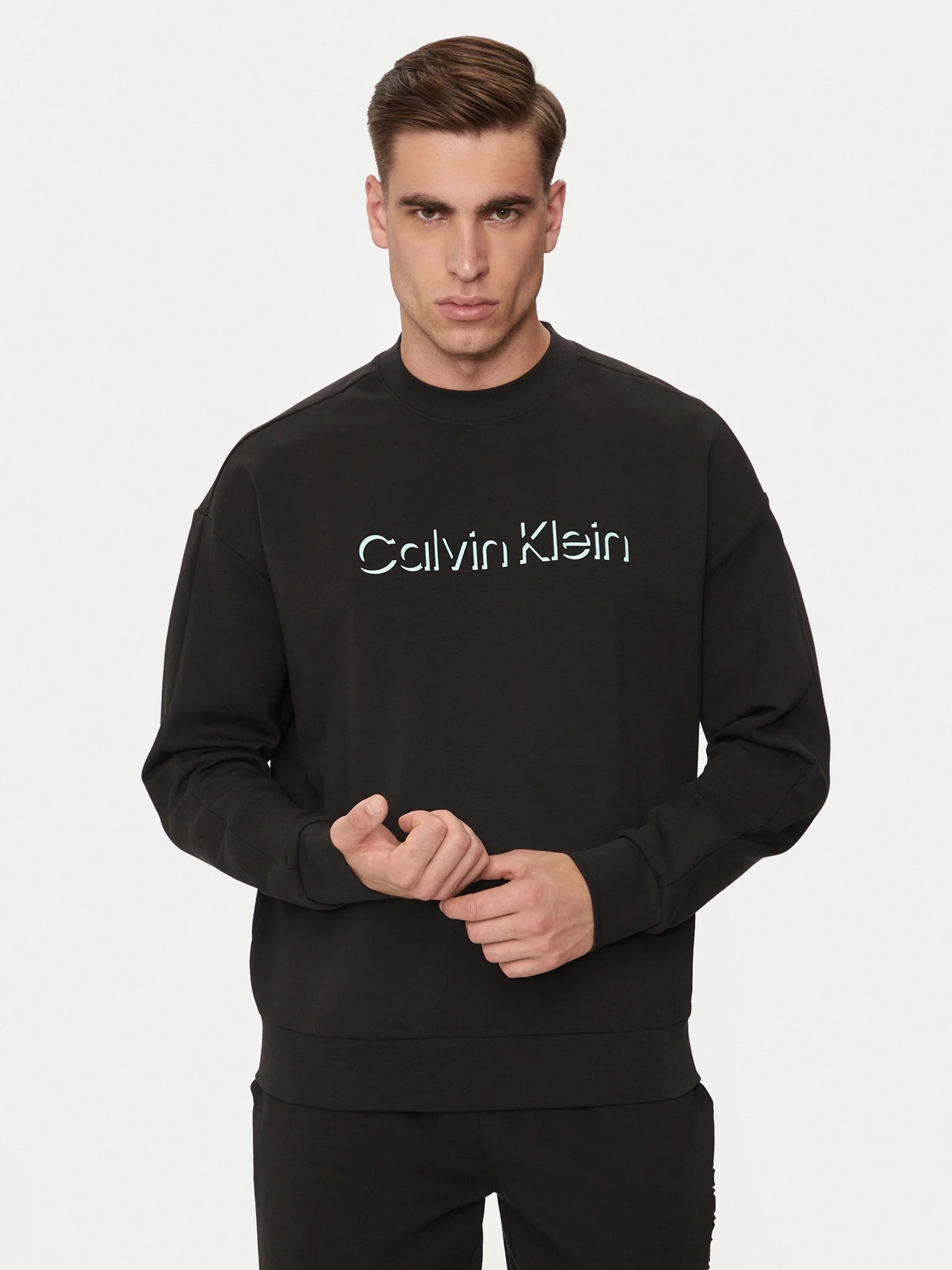 Акція на Світшот чоловічий Calvin Klein K10K113081-PC7 M Чорний від Rozetka