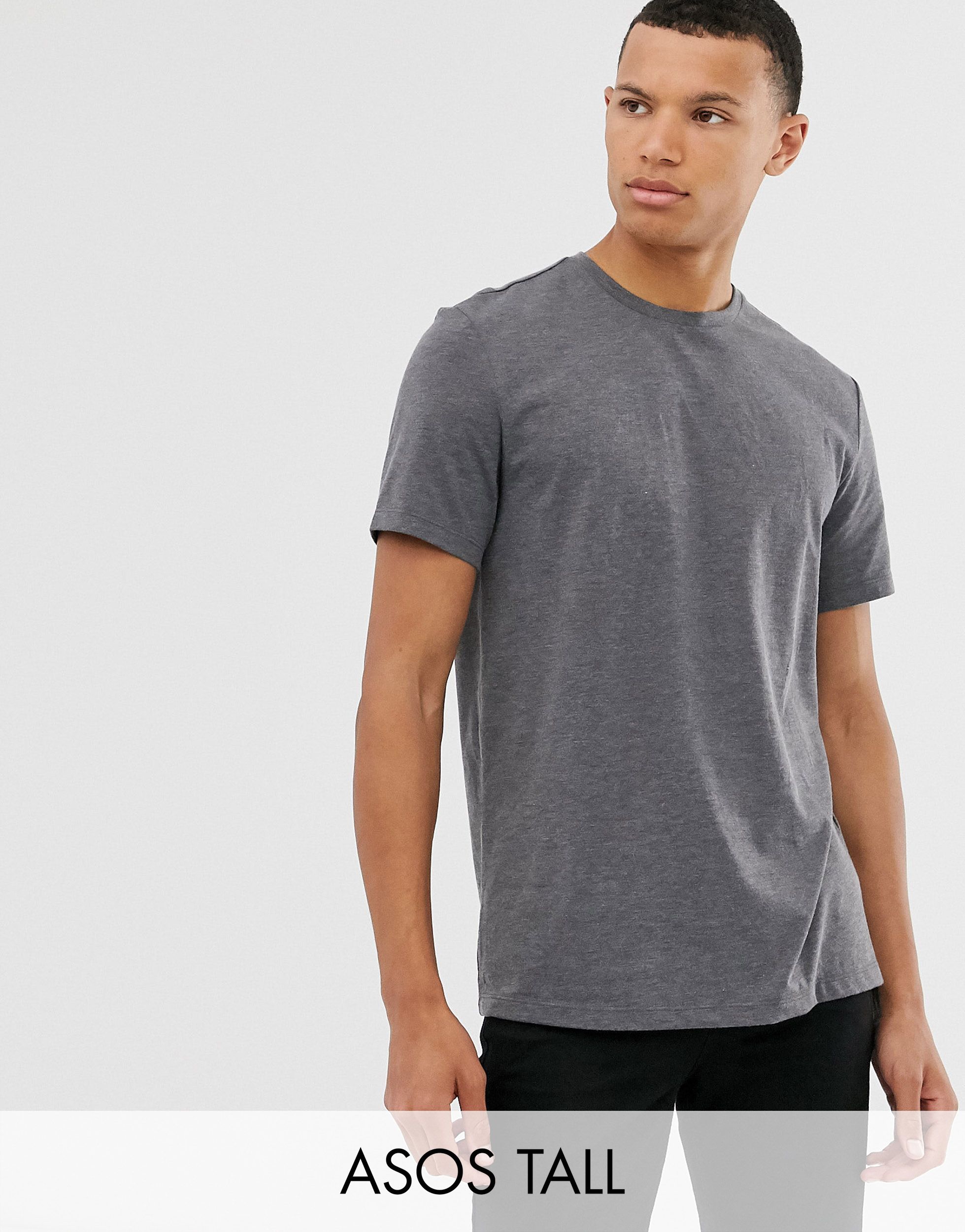 

футболка с круглым вырезом ASOS DESIGN ASOS AS1511902  Серый, футболка с круглым вырезом ASOS DESIGN ASOS AS1511902 S Серый