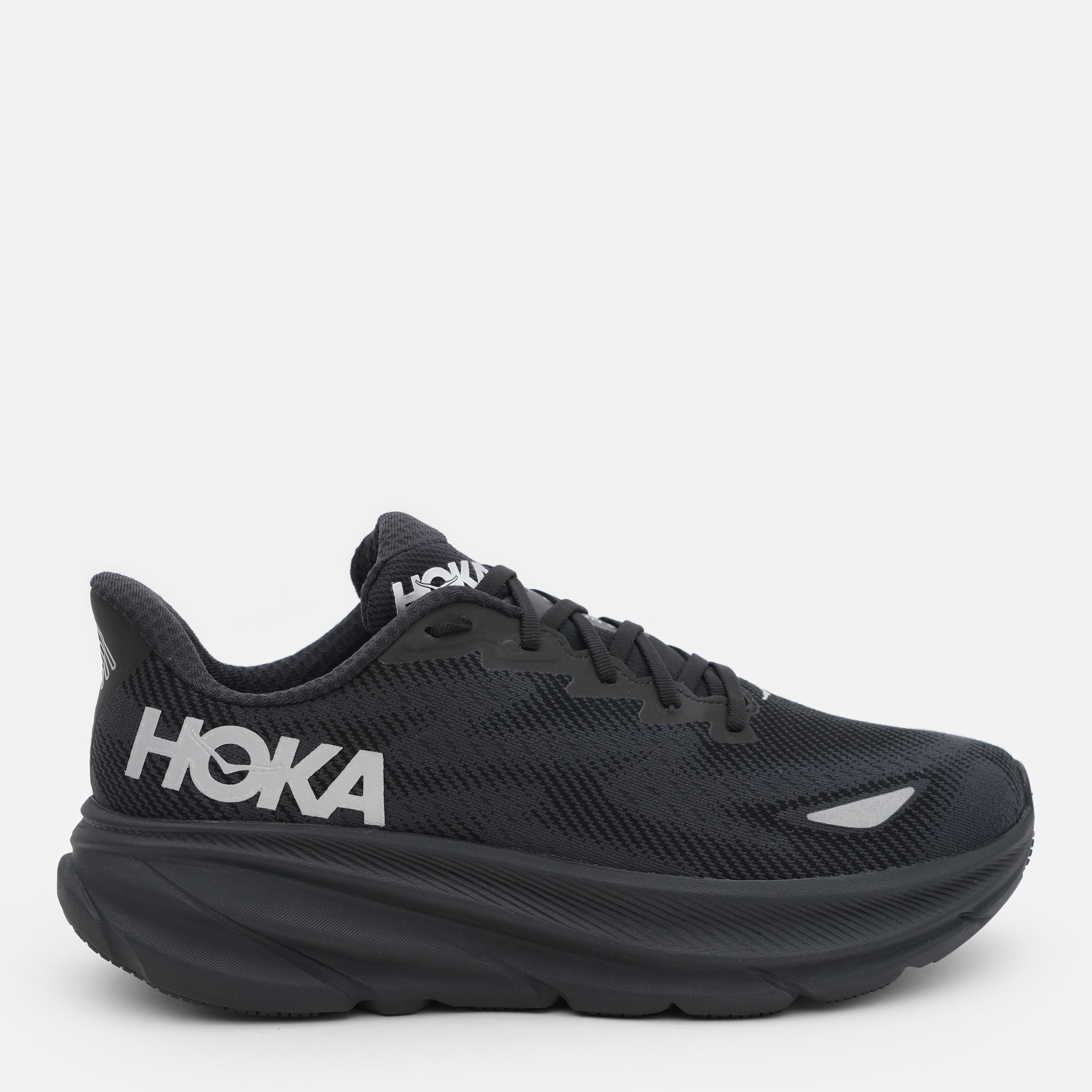 Акція на Чоловічі кросівки для бігу з Gore-Tex HOKA ONE ONE M Clifton 9 Gtx 1141470F-BBLC 40.5 (7.5US) 25.5 см Чорні від Rozetka