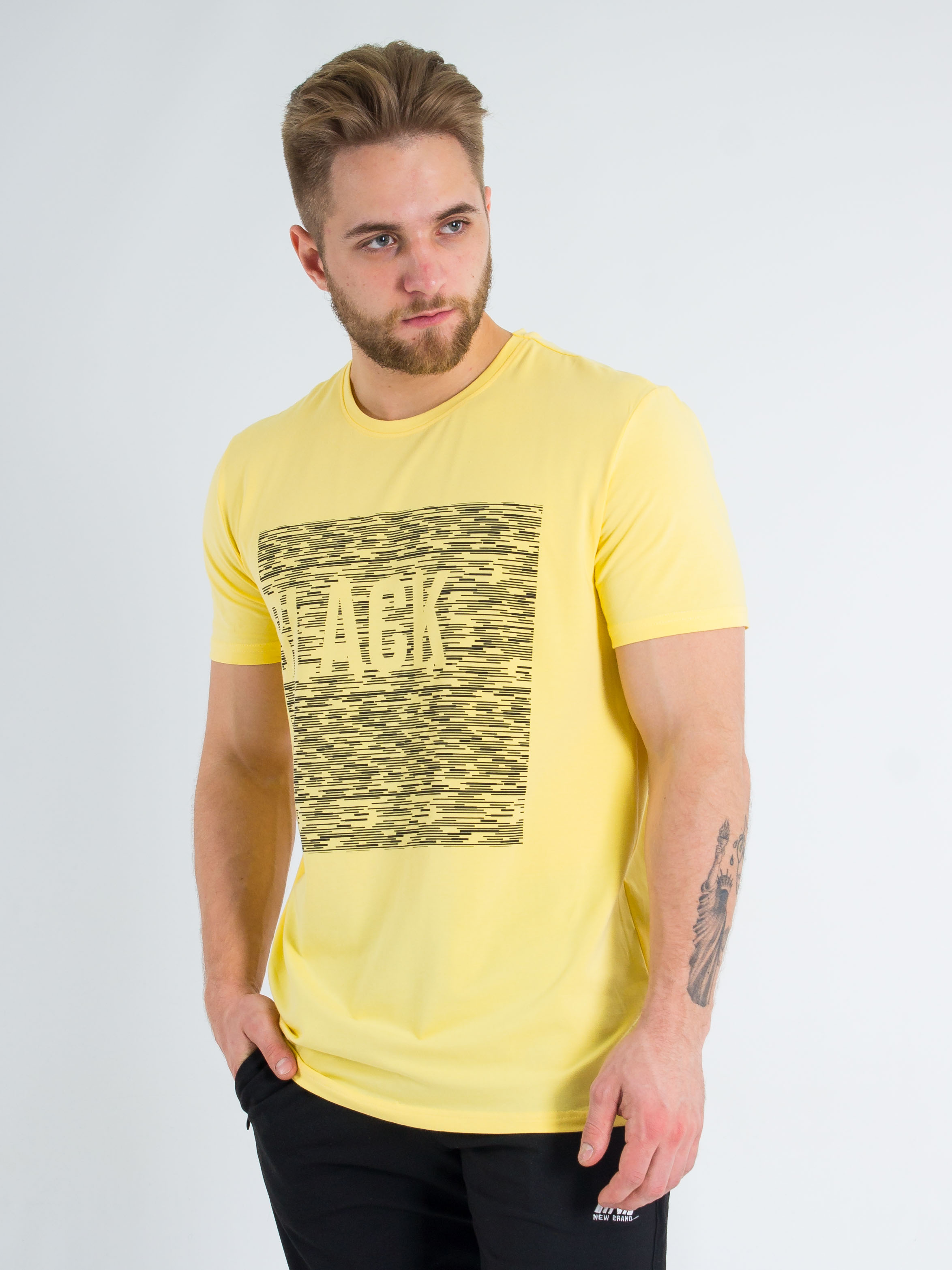 

Футболка New Brand 02790 L Желтый